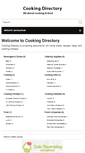 Mobile Screenshot of cookingdirectory.co.uk
